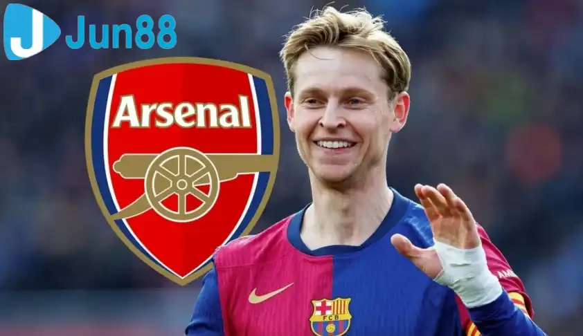 Arsenal coi De Jong là mảnh ghép lý tưởng để tăng cường sức sáng tạo tuyến giữa